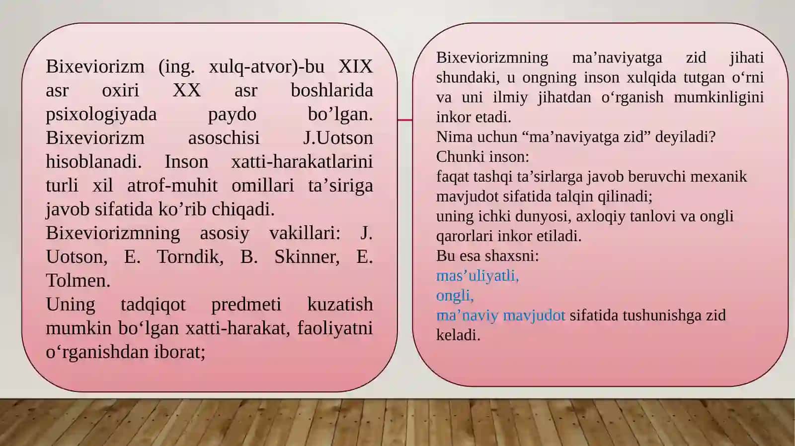 Bixeviorizmdarivojlanish nazariyasi 4