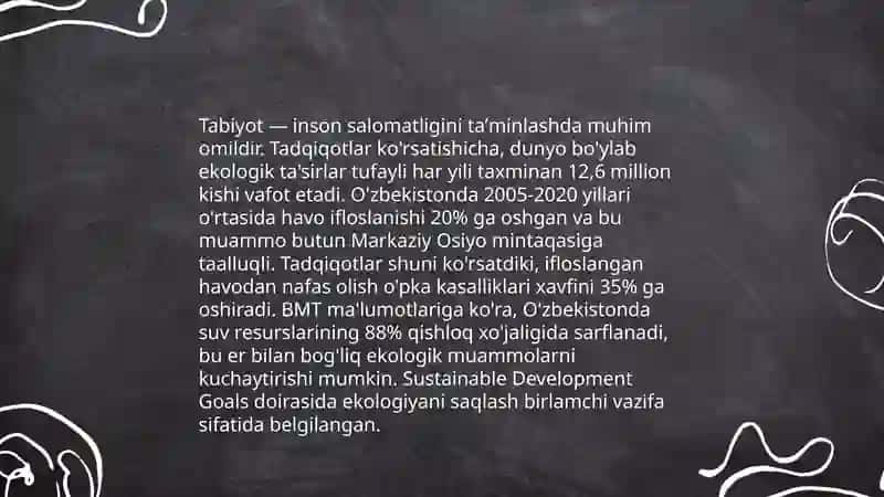 Ekologik madaniyatni shakllantirish 4