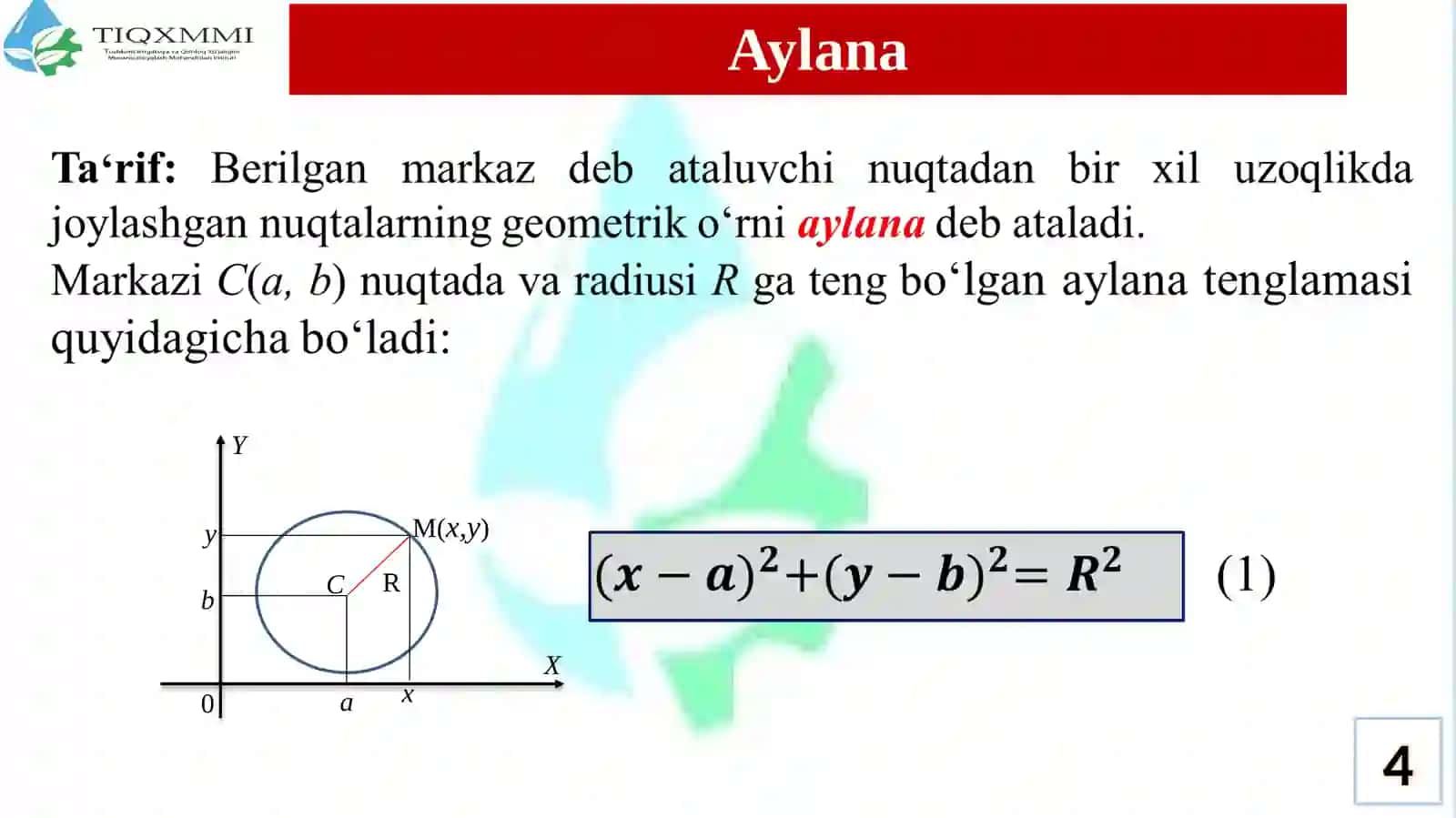 Ikkinchi tartibli egri chiziqlar 4