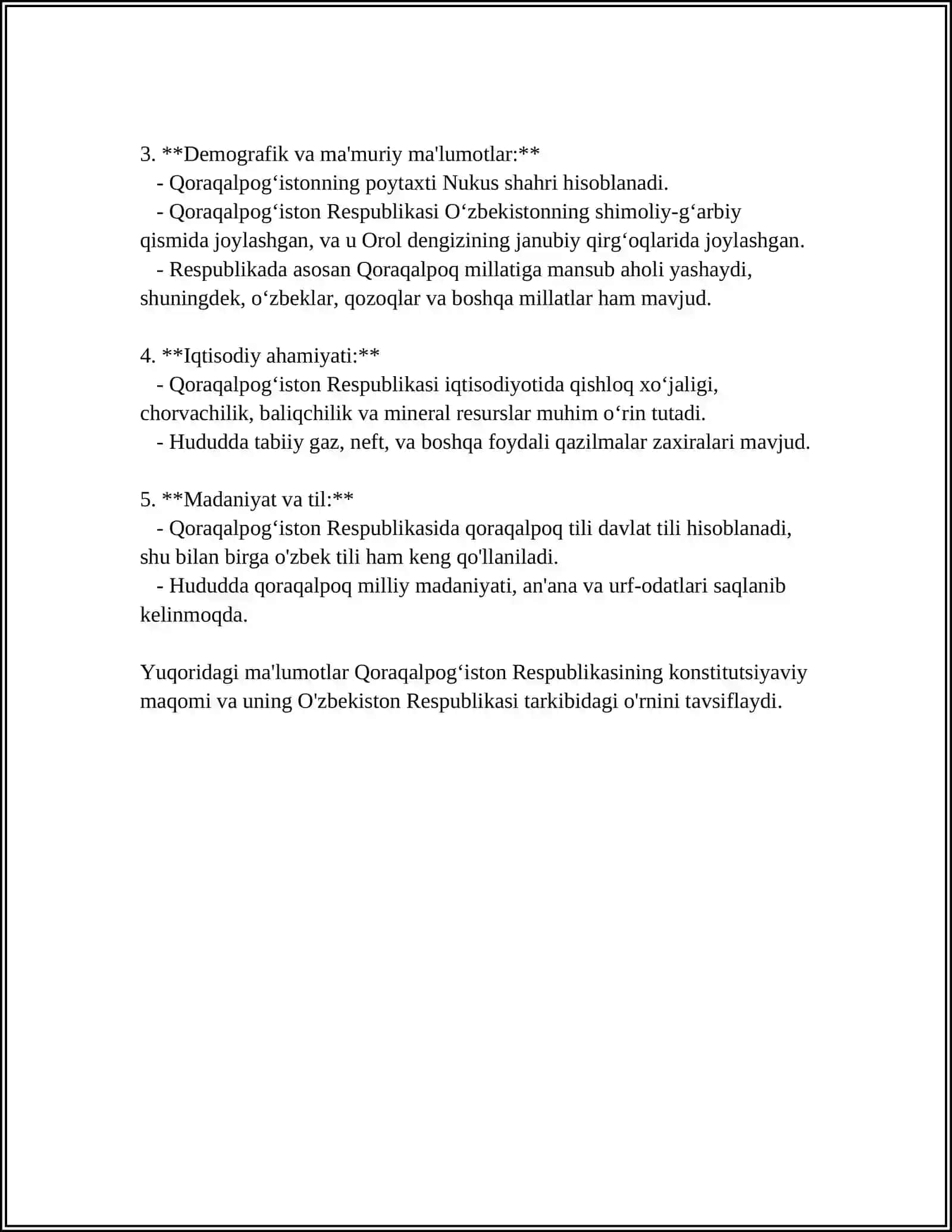 QORAQALPOGʻISTON RESPUBLIKASINING KONSTITUTSIYALIQ SHAROITI 4