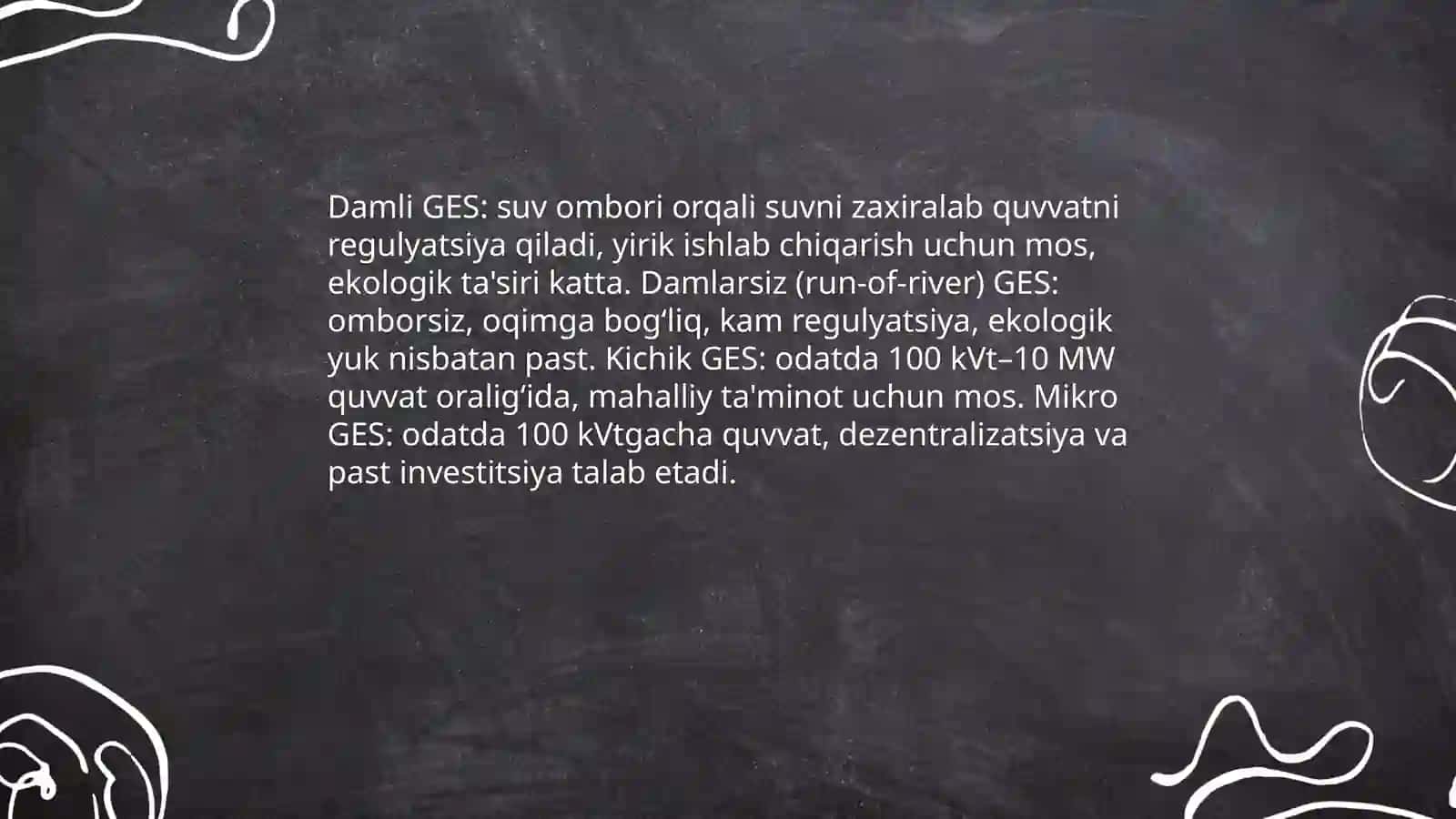 Suv oqimlari energiyasiga asoslangan elektrostansiyalar 4