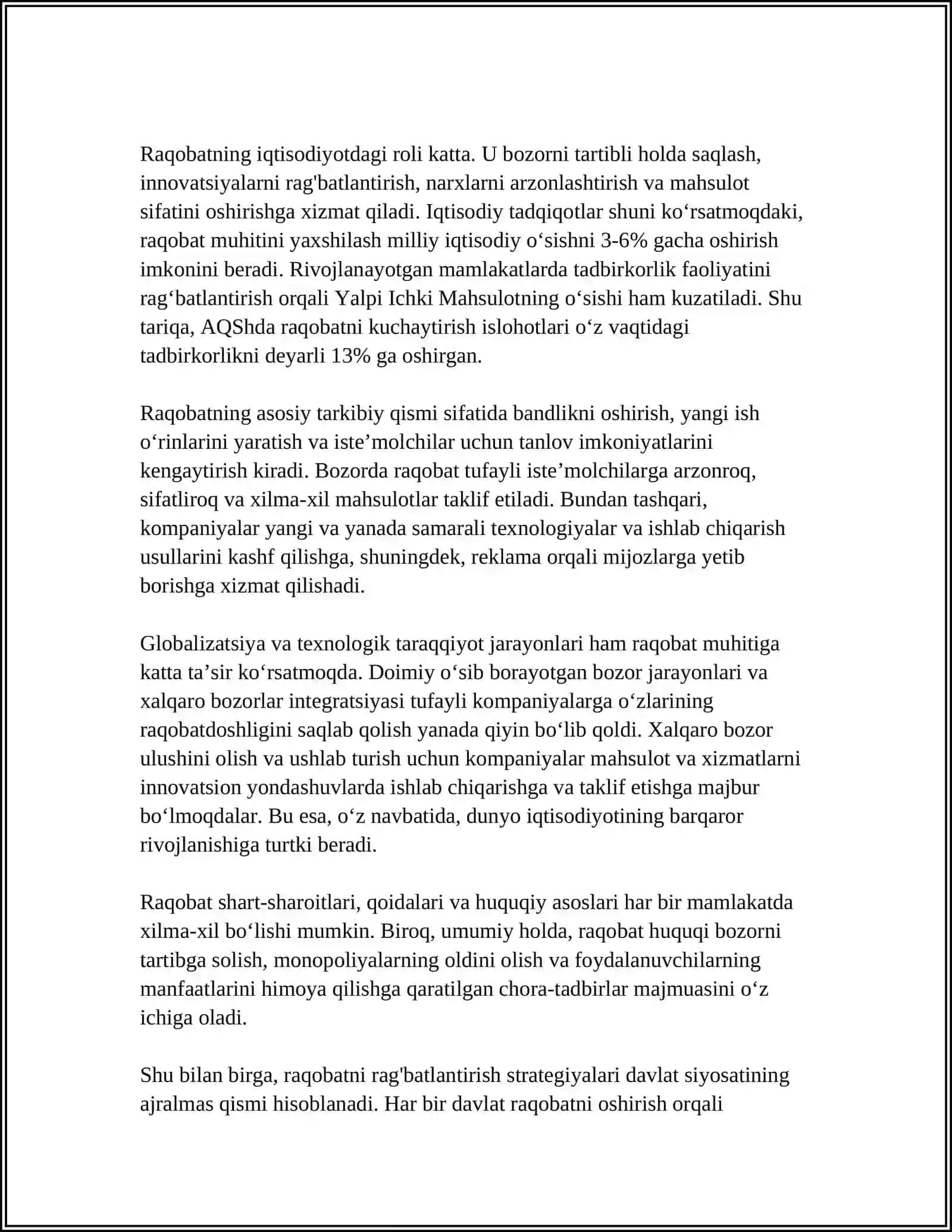 RAQOBAT KURASHINING SHAKLLARI VA USULLARI 4