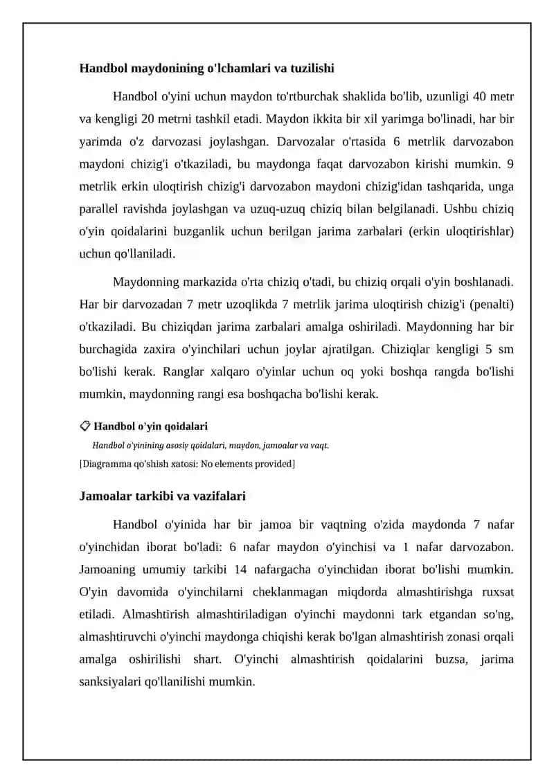 Gandbol sport turining o'yin qoidalari 4