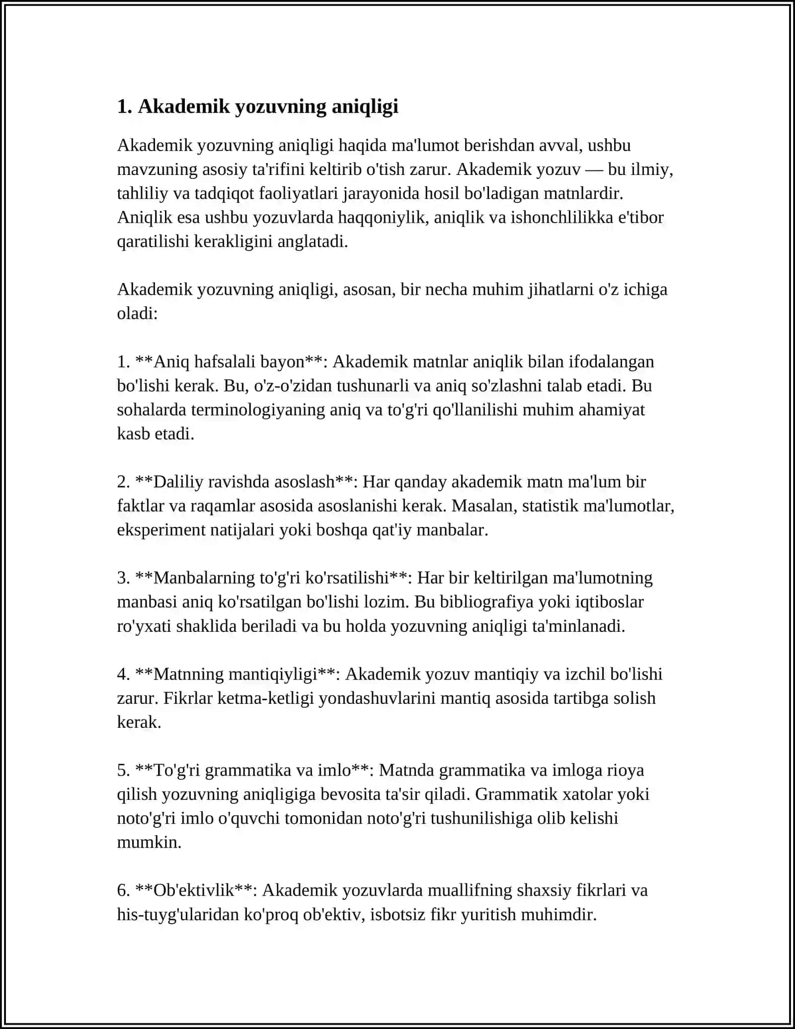 AKADEMIK YOZUVNING ASOSIY TAMOYILLARI VA UNING AHAMIYATI 4