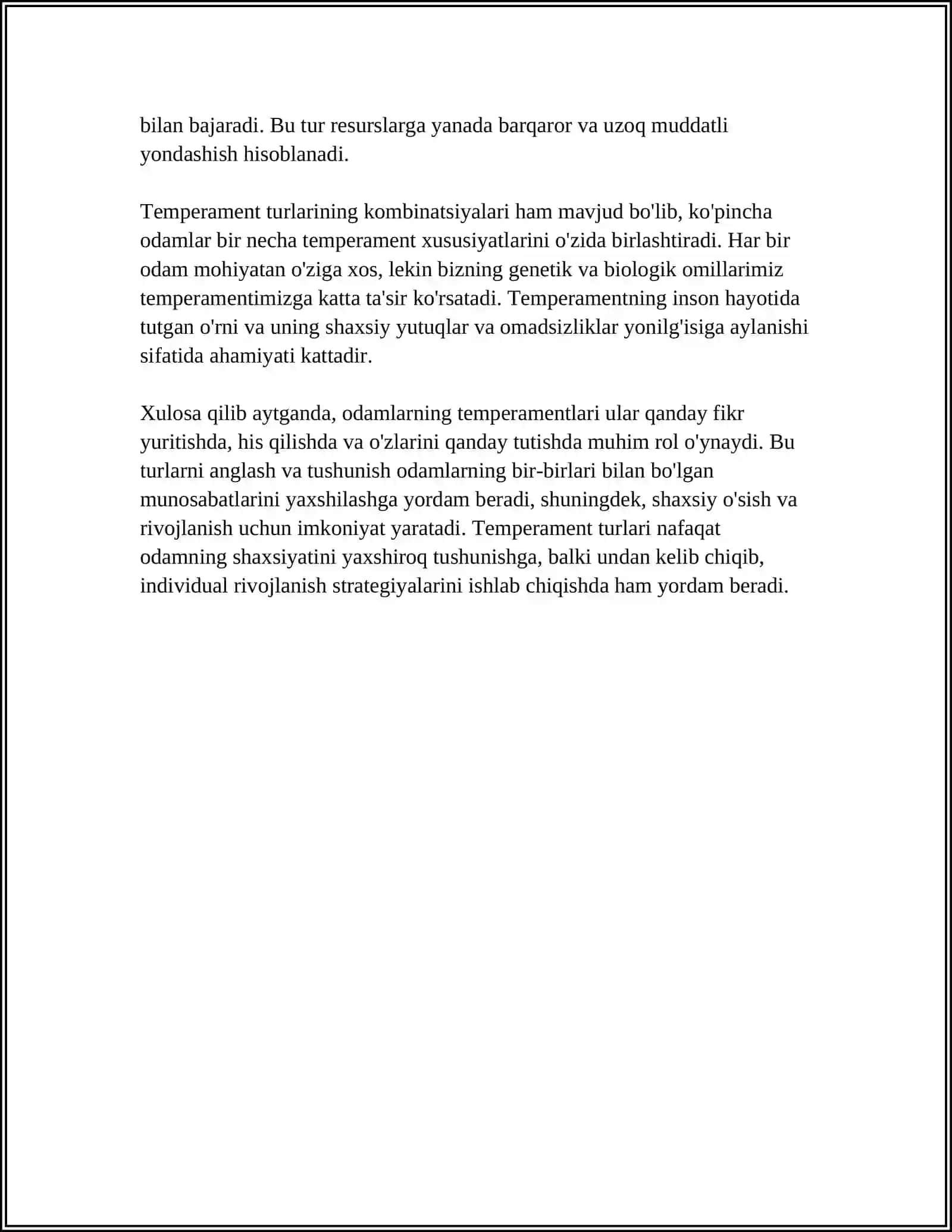 TEMPERAMENT VA UNING PSIXOLOGIK TAVSIFNOMASI 4