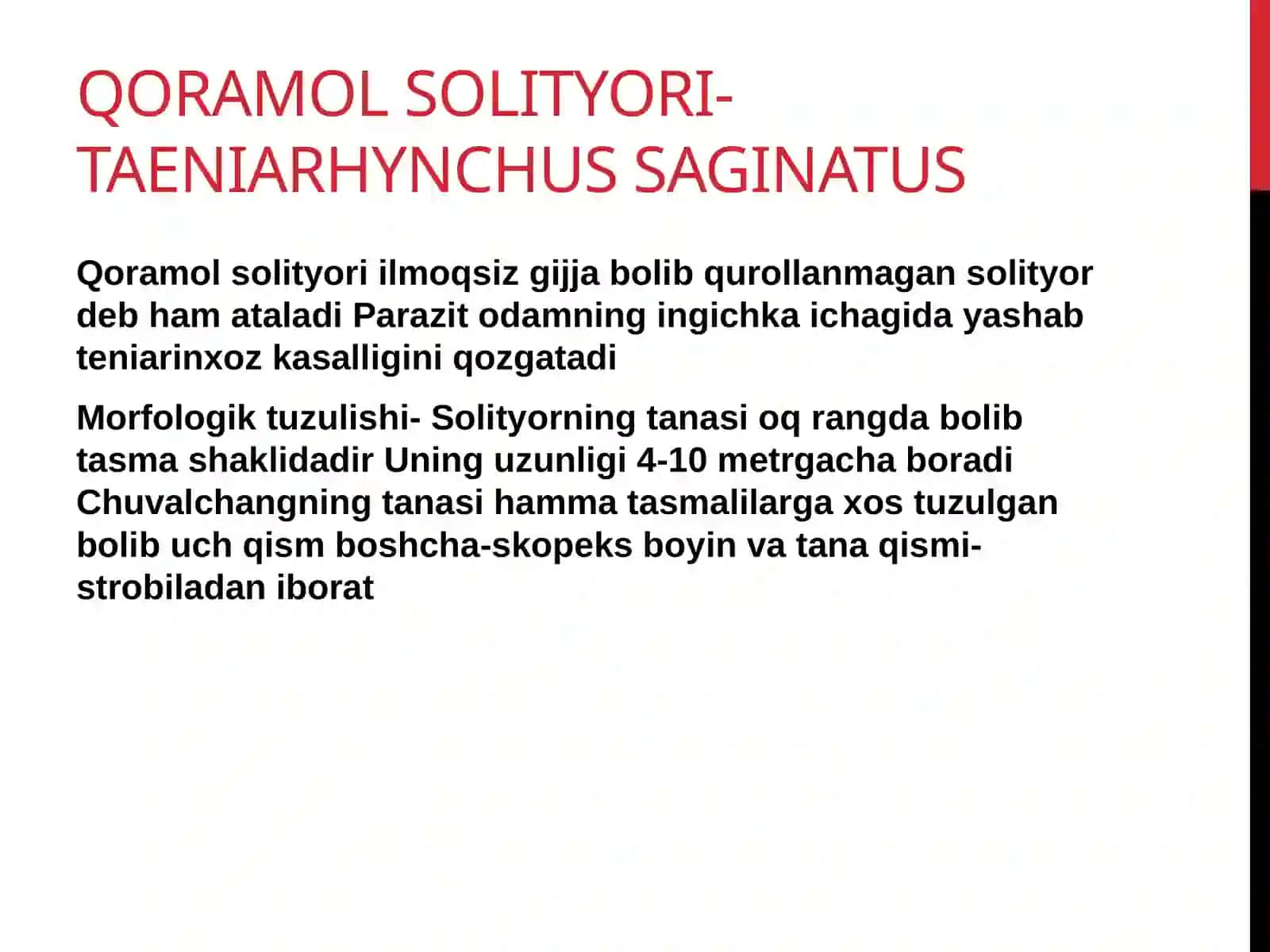 Tasmasimon chuvalchanglar-odam parazitlari 4