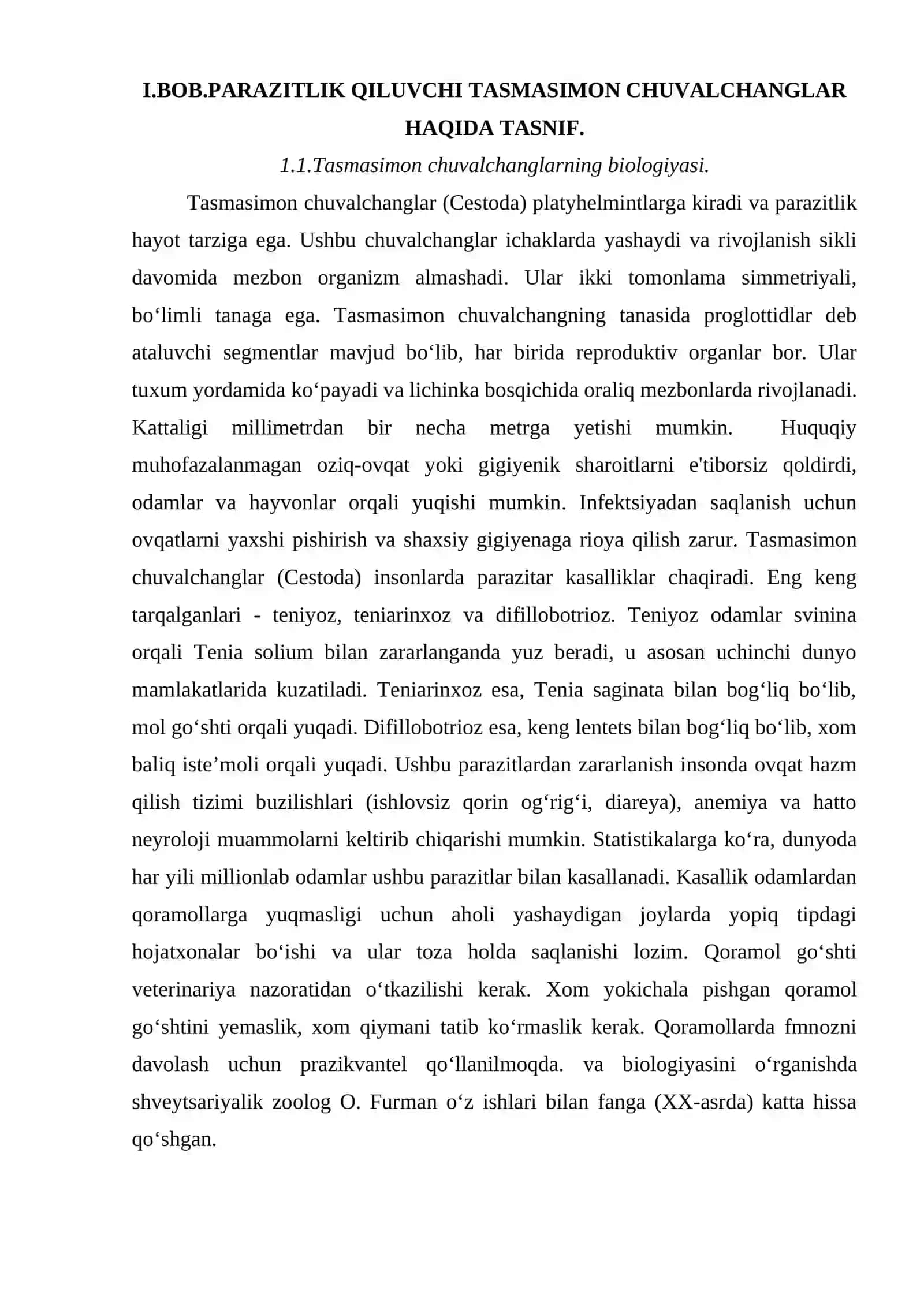 PARAZITLIK QILUVCHI TASMASIMON CHUVALCHANGLAR 4