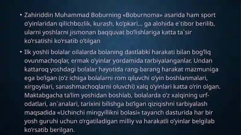 XARAKATLI O’YINLARNI TASHKIL QILISH VA O’TKAZISH 4