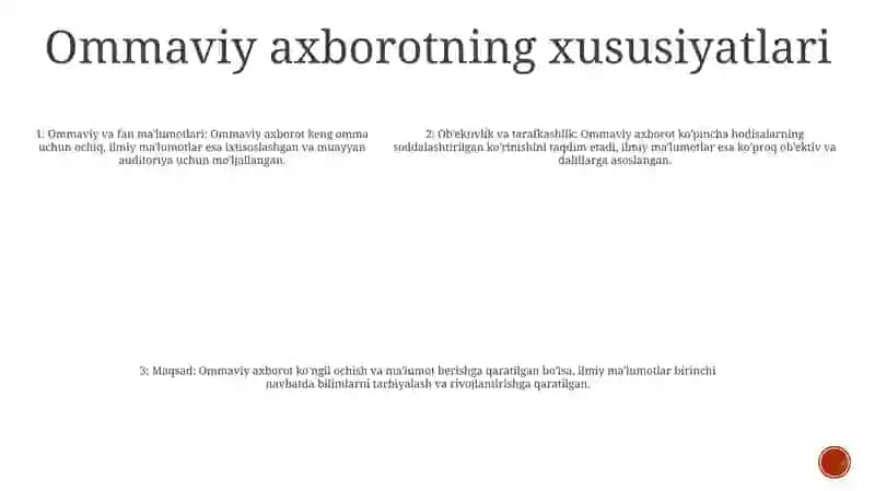 Ilmiy Va Ommaviy Axborotning Qiyosiy Tahlili 4