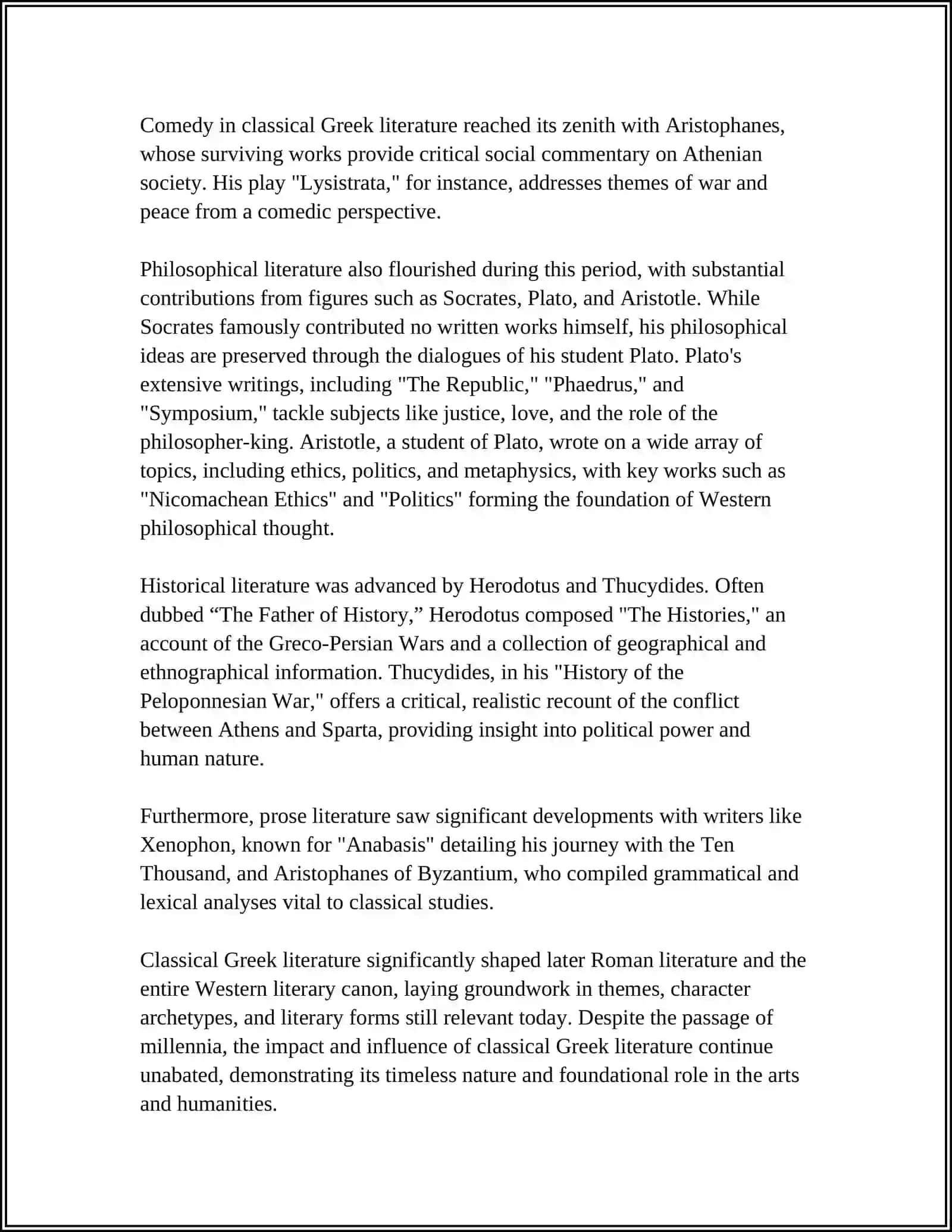 LITERARY HISTORY 4