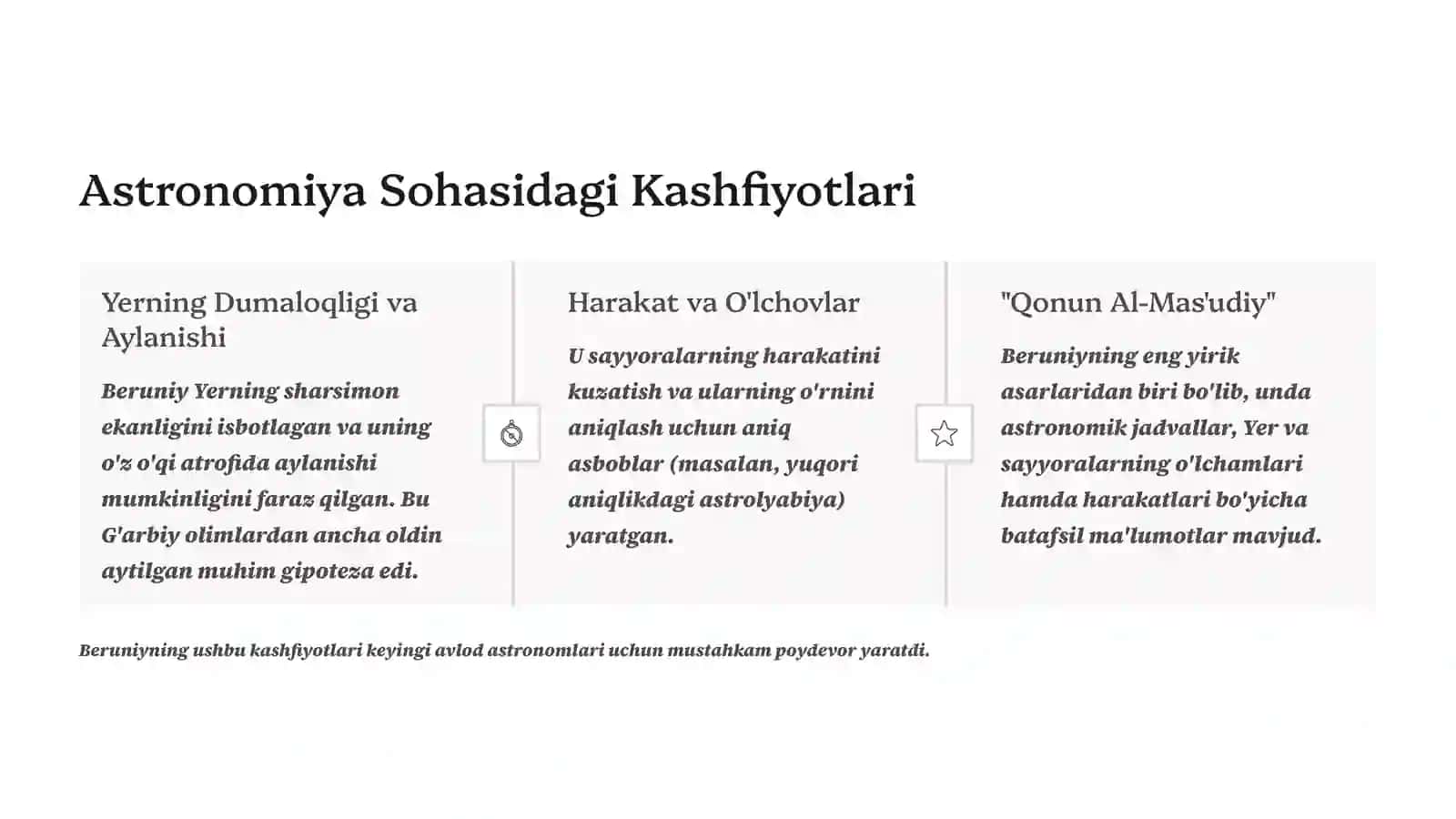 Abu Rayhon Beruniy: Ilmiy va Falsafiy Qarashlar 4