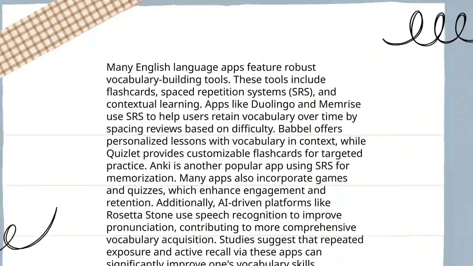 English language learning apps:review and practical use 4