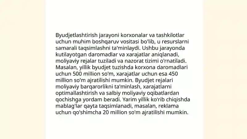 Moliyaviy resurslarni boshqarish 4