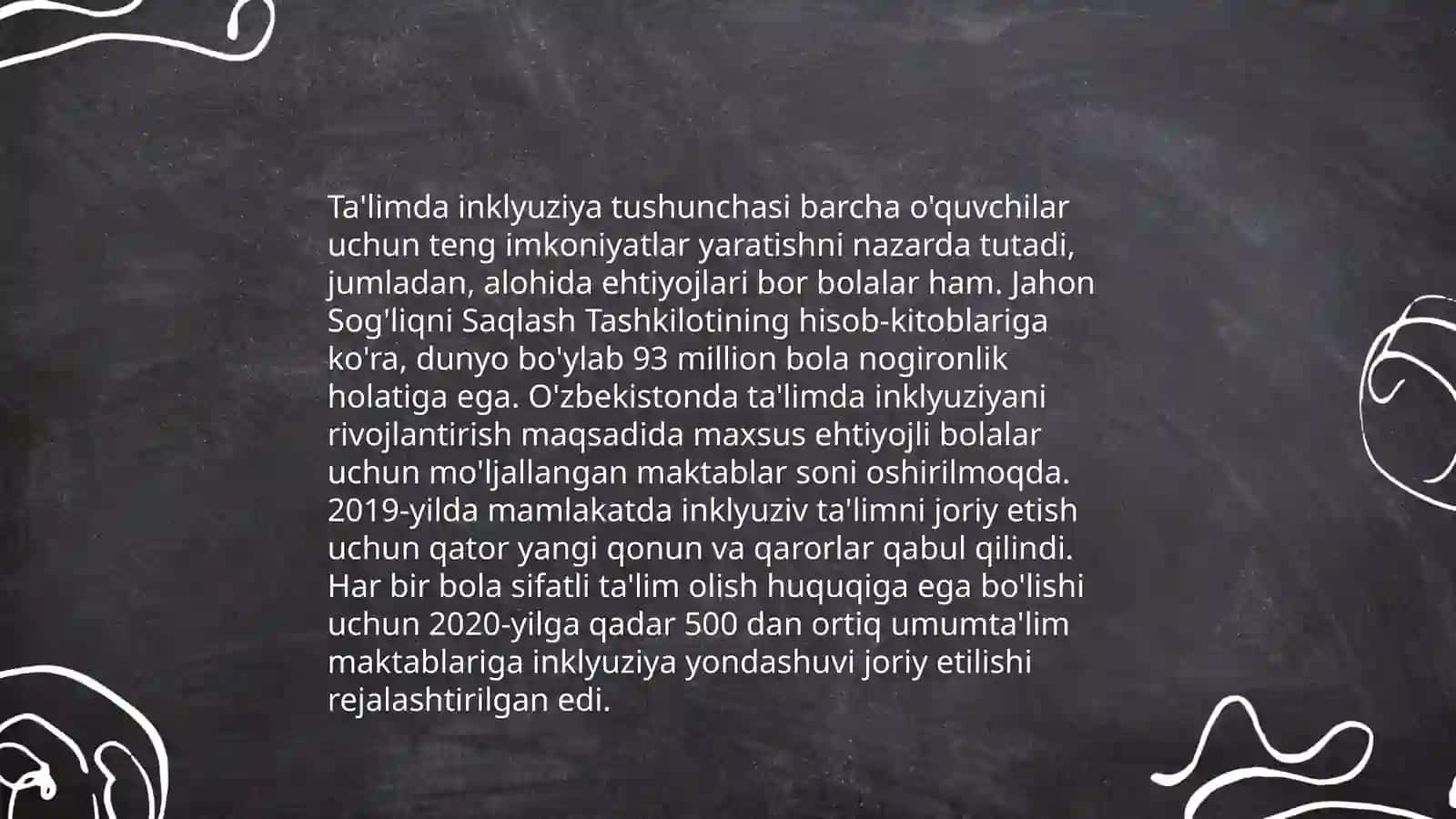 Inklyuziv ta'limning huquqiy asoslari 4