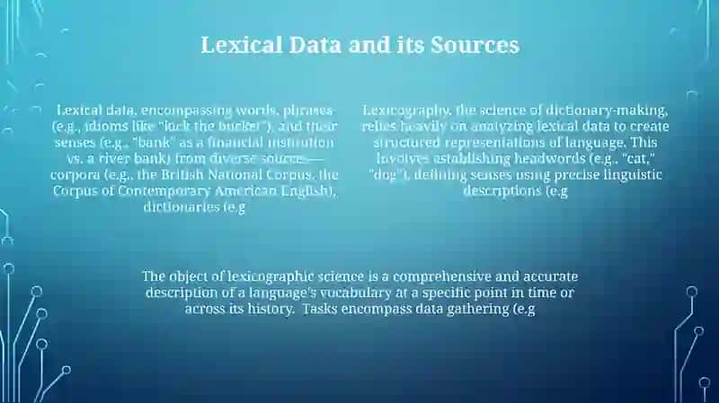 Lexicography 4
