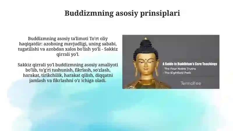 Global dinlar - Buddizm va Xristianlik 4