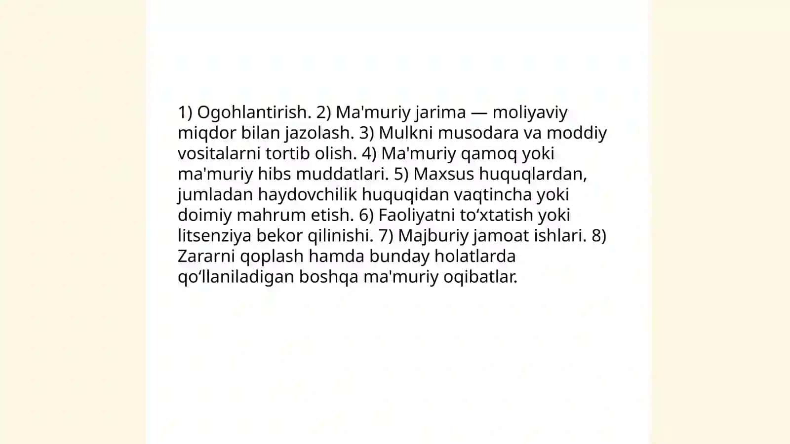 Yuridik javobgarlik oqibatlari 4