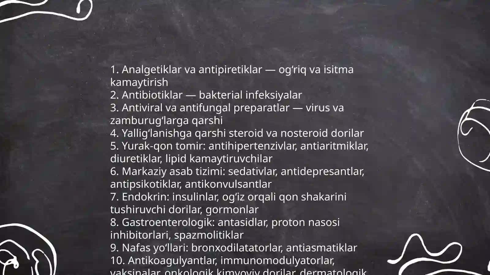 Dori vositalari: Asosiy tushunchalar va qo'llash 4