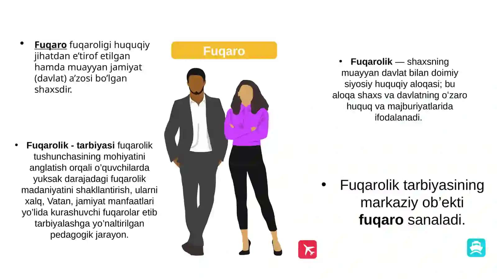Fuqarolik tarbiyasi. Huquqiy tarbiya 4