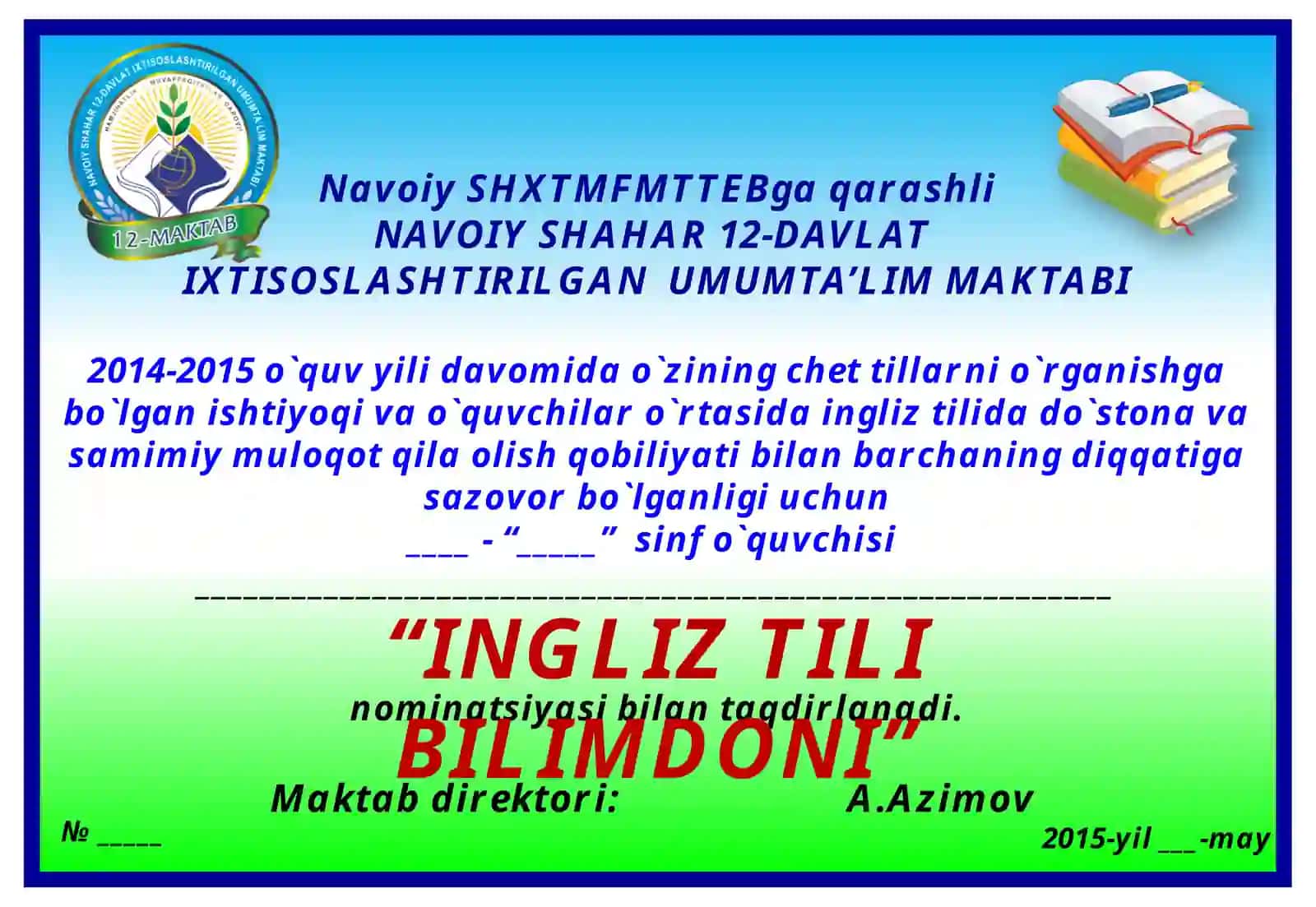 Navoiy SHXTMFMTTEBga qarashli 4