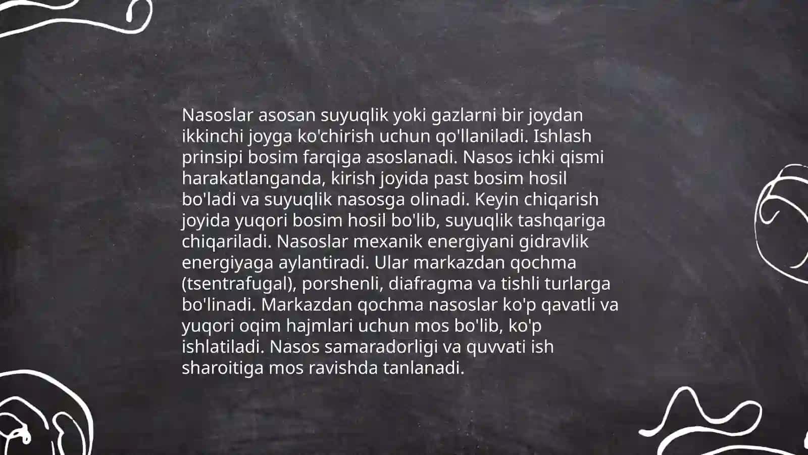 Nasos,ventilyator va kompressorlarning mahsus turlari,ishlash prinsipi,afzalliklari va kamchiliklari 4
