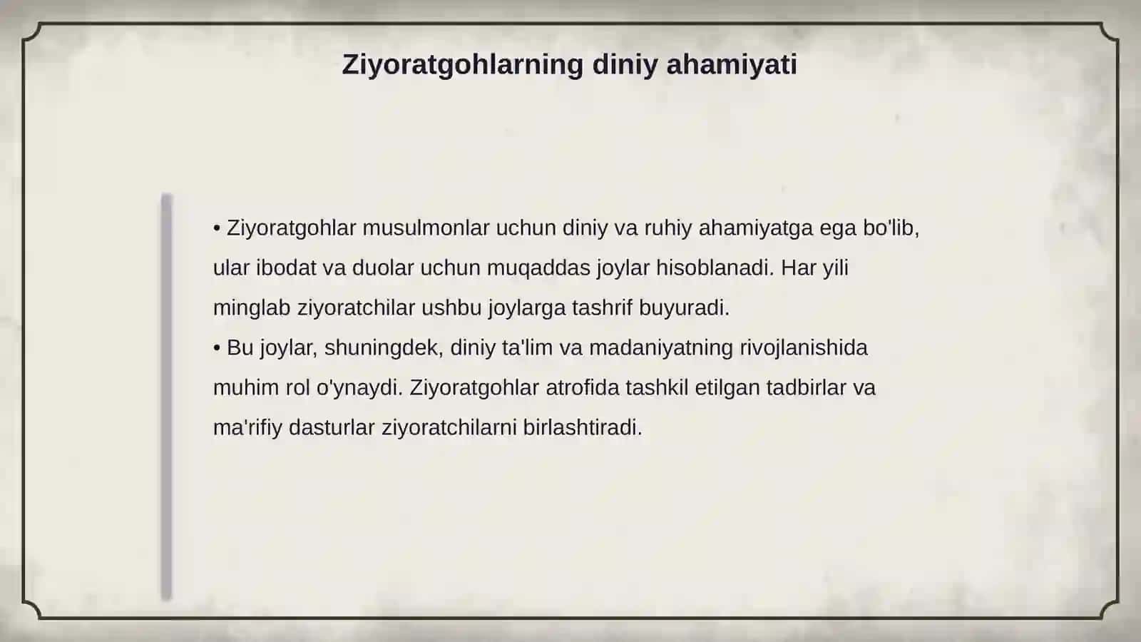 Toshkent viloyati ziyoratgoh joylari boʻyicha turpaket 4
