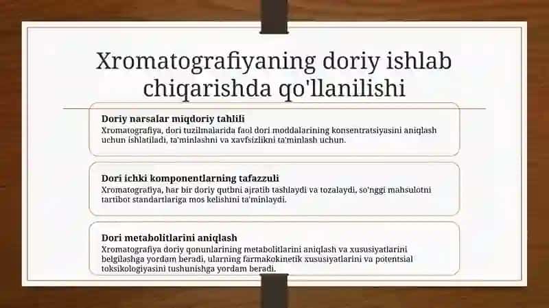 Xromatografiyaning tibbiy izlanishlardagi imkoniyatlari 4