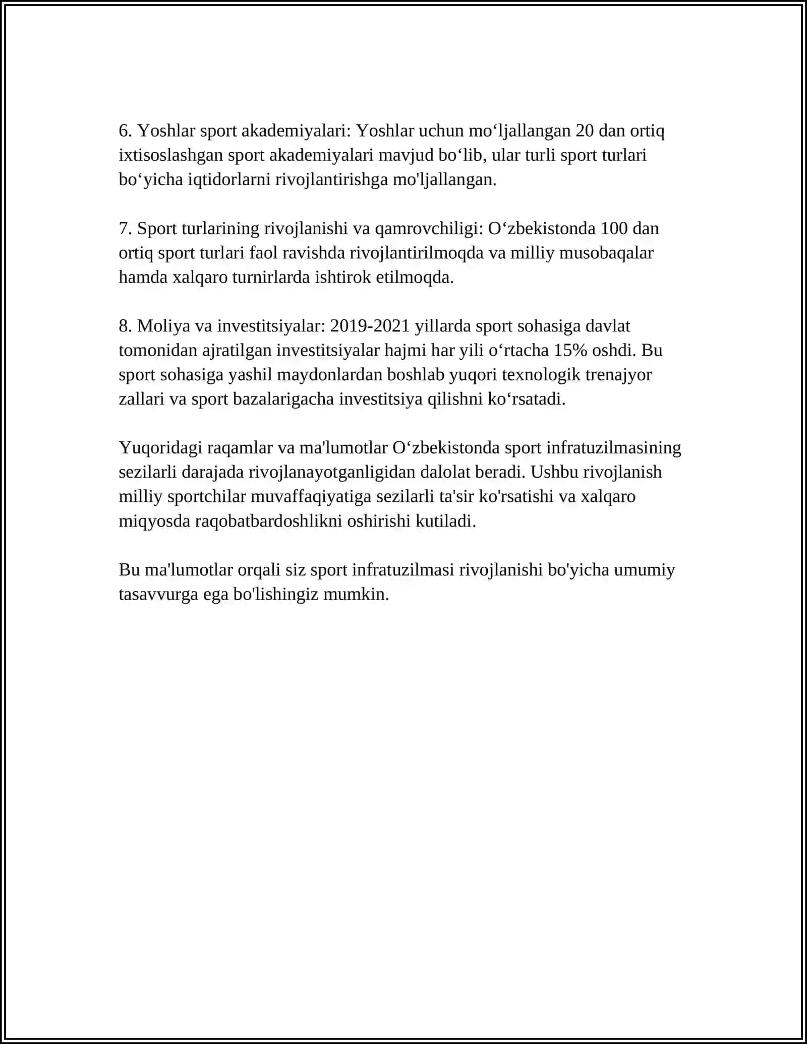MUSTAQILLIK YILLARIDA SPORT SOHASI RIVOJI 4