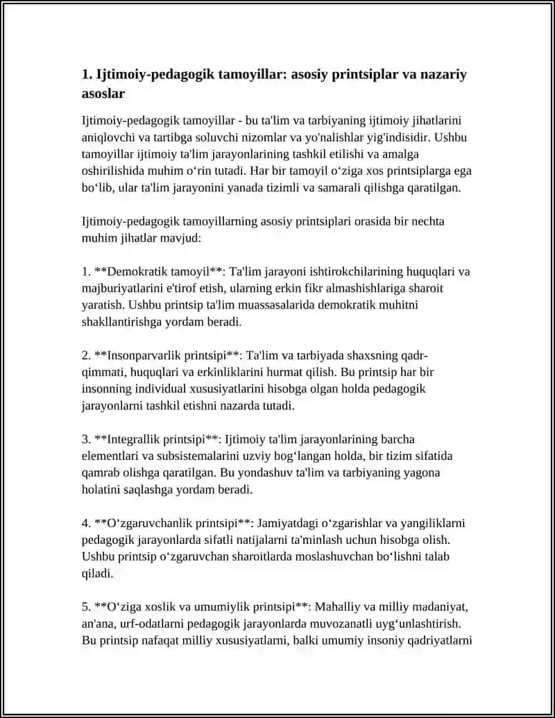 Ijtimoiy Pedagogik Tamoyillar 4