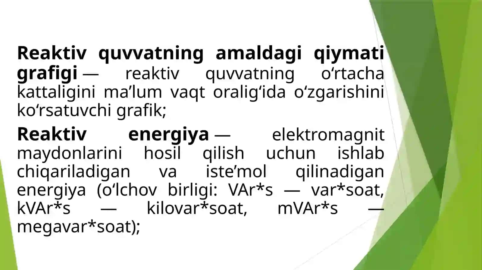 ELEKTR ENERGIYA ISHLAB CHIQARISH UZTISH VA TAQSIMLASH FANIDAN MUSTAQIL ISHI 4