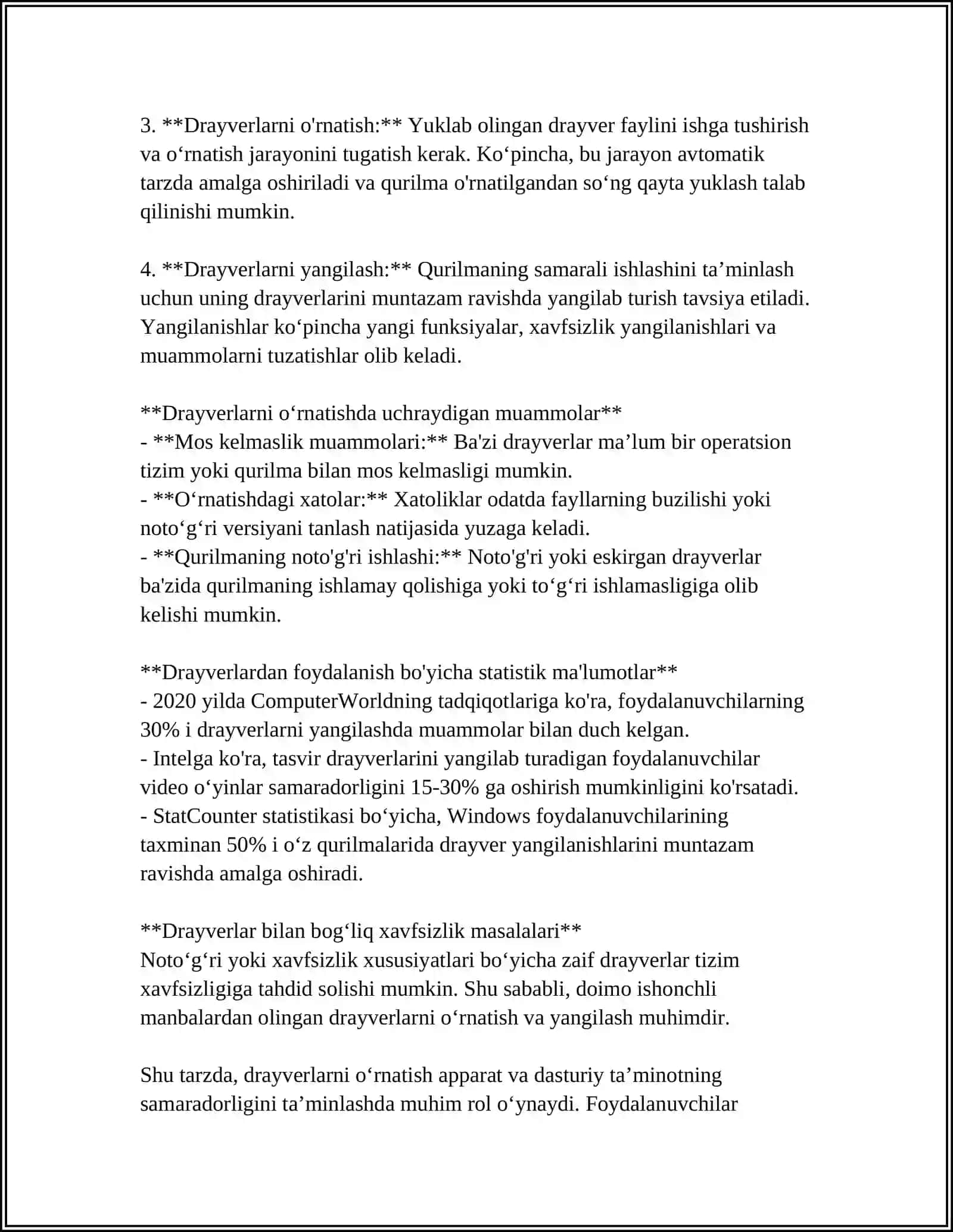 DRAYVERLARNI KOMPYUTERGA QANDAY O'RNATILADI 4