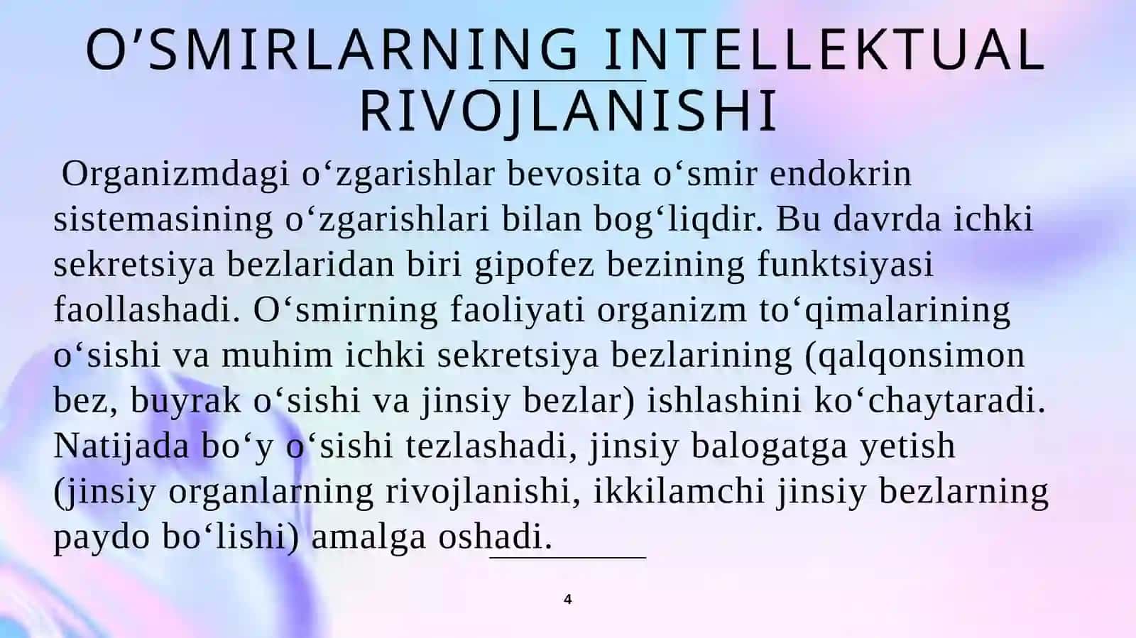 O‘smirlik davrida kattalar va tengdoshlar bilan muloqot 4