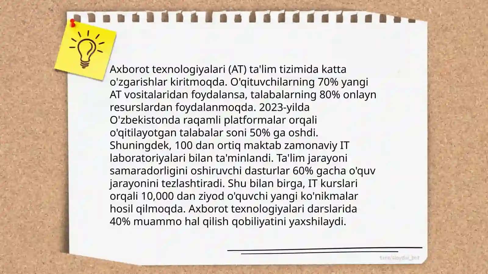 Axborot texnologiyalarining jamiyatdagi oʻrni 4