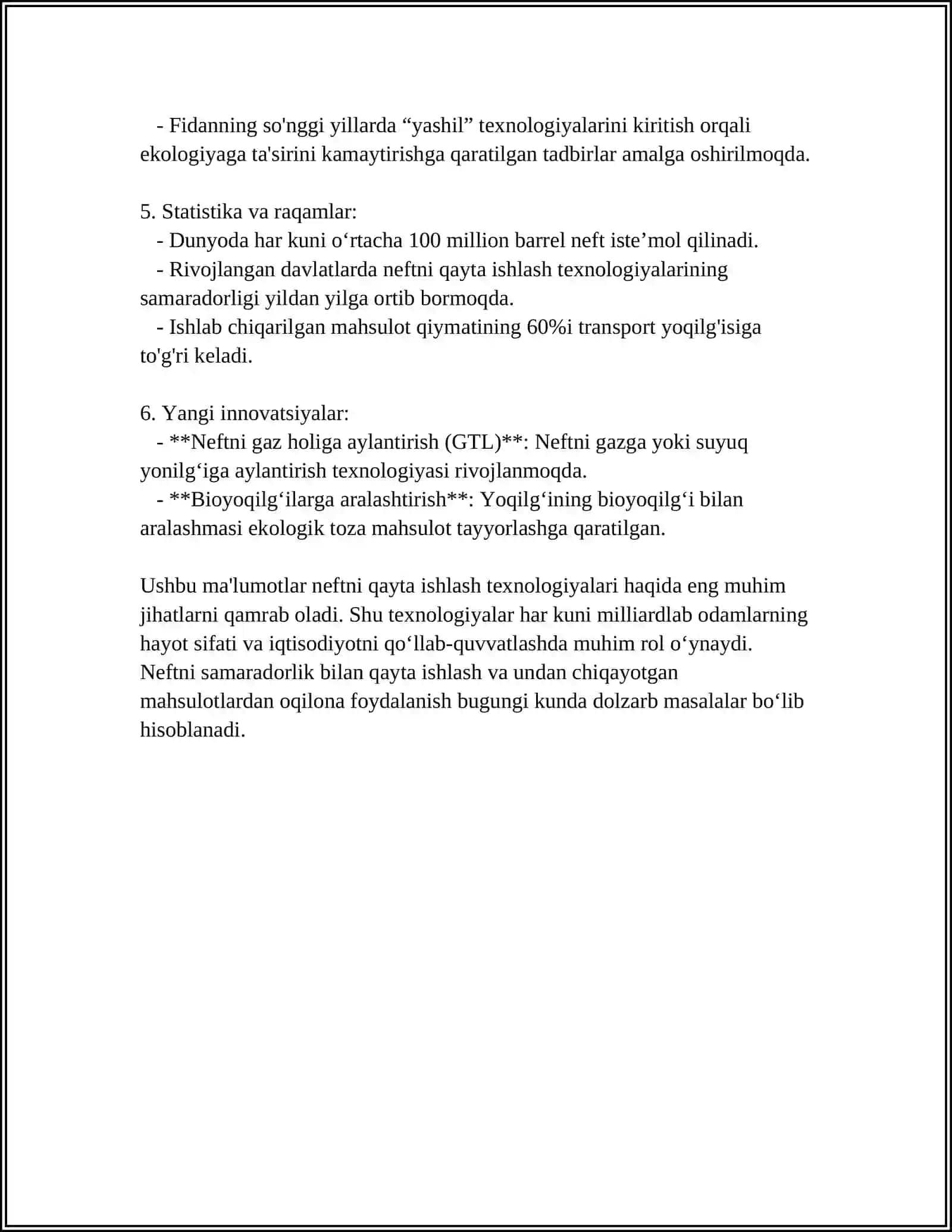 NEFT VA GAZNI QAYTA ISHLASH TEXNOLOGIYASI GIDROGENIZATSION JARAYONLAR 4