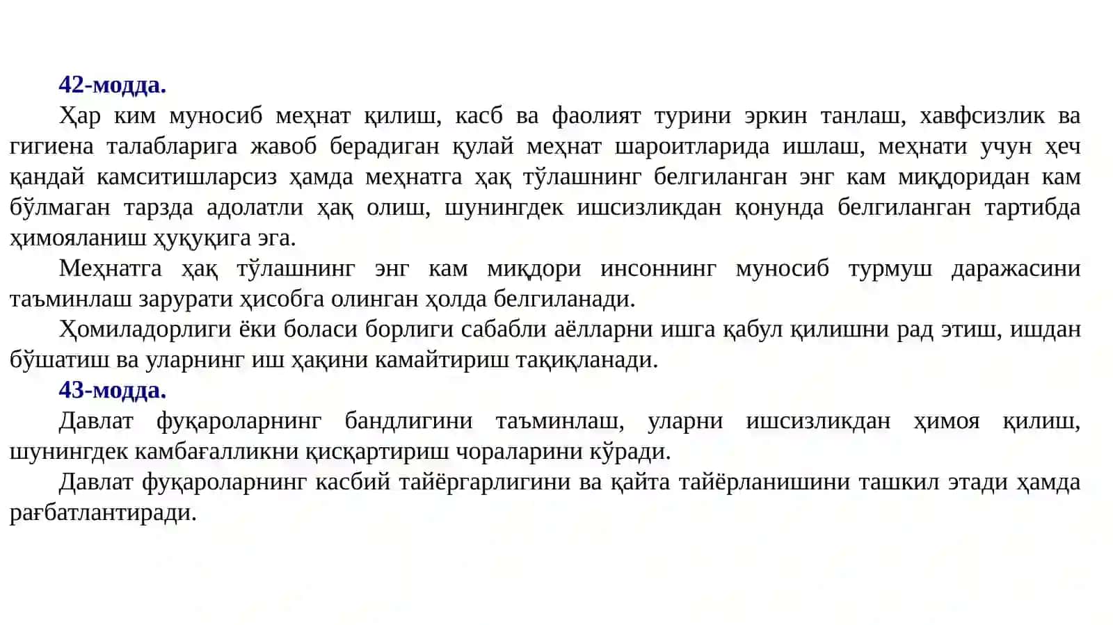 O‘zbekiston Respublikasi fuqarolarining madaniy va ekologik huquqlari 4