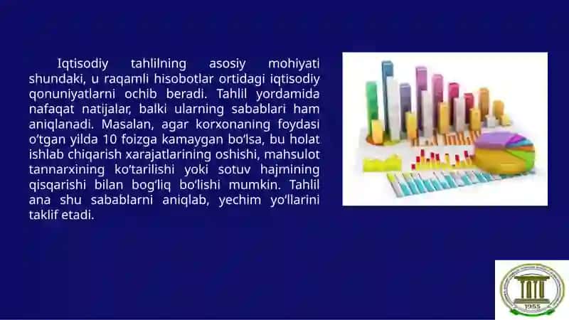 Korxonani iqtisodiy tahlili va iqtisodiy tahlil qilish usullari 4