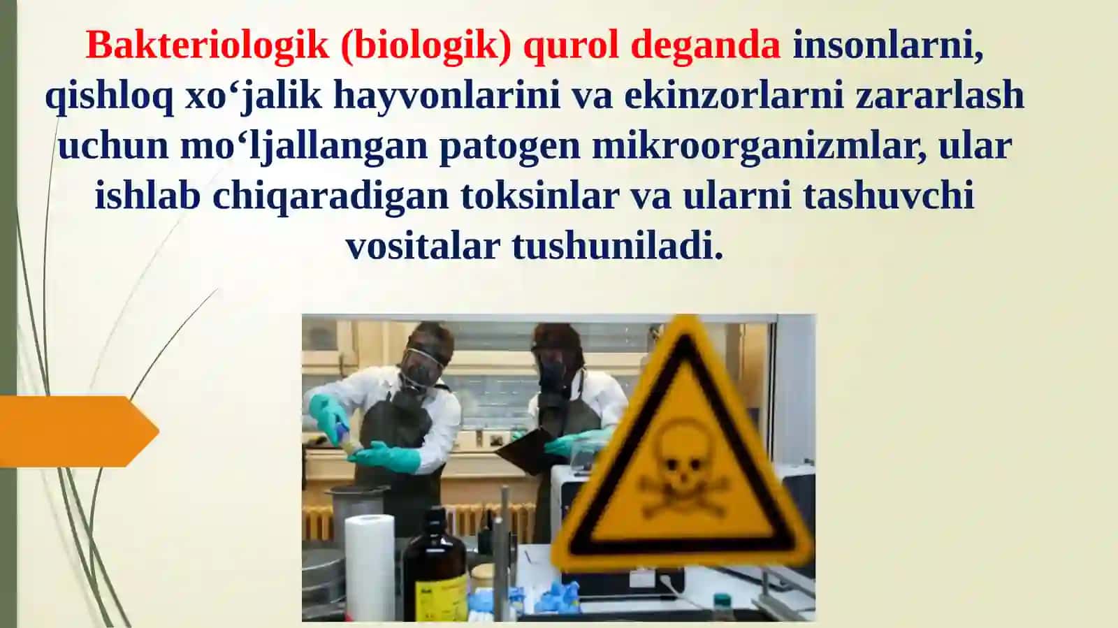 BAKTERIOLOGIK (BIOLOGIK) VOSITALAR BILAN ZARARLANGAN O‘CHOQDA EPIDEMIYAGA QARSHI CHORA-TADBIRLAR 4