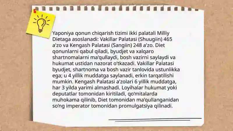 Yaponiya huquqining asosiy belgilari 4