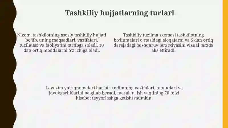 Tashkiliy hujjatlar 4