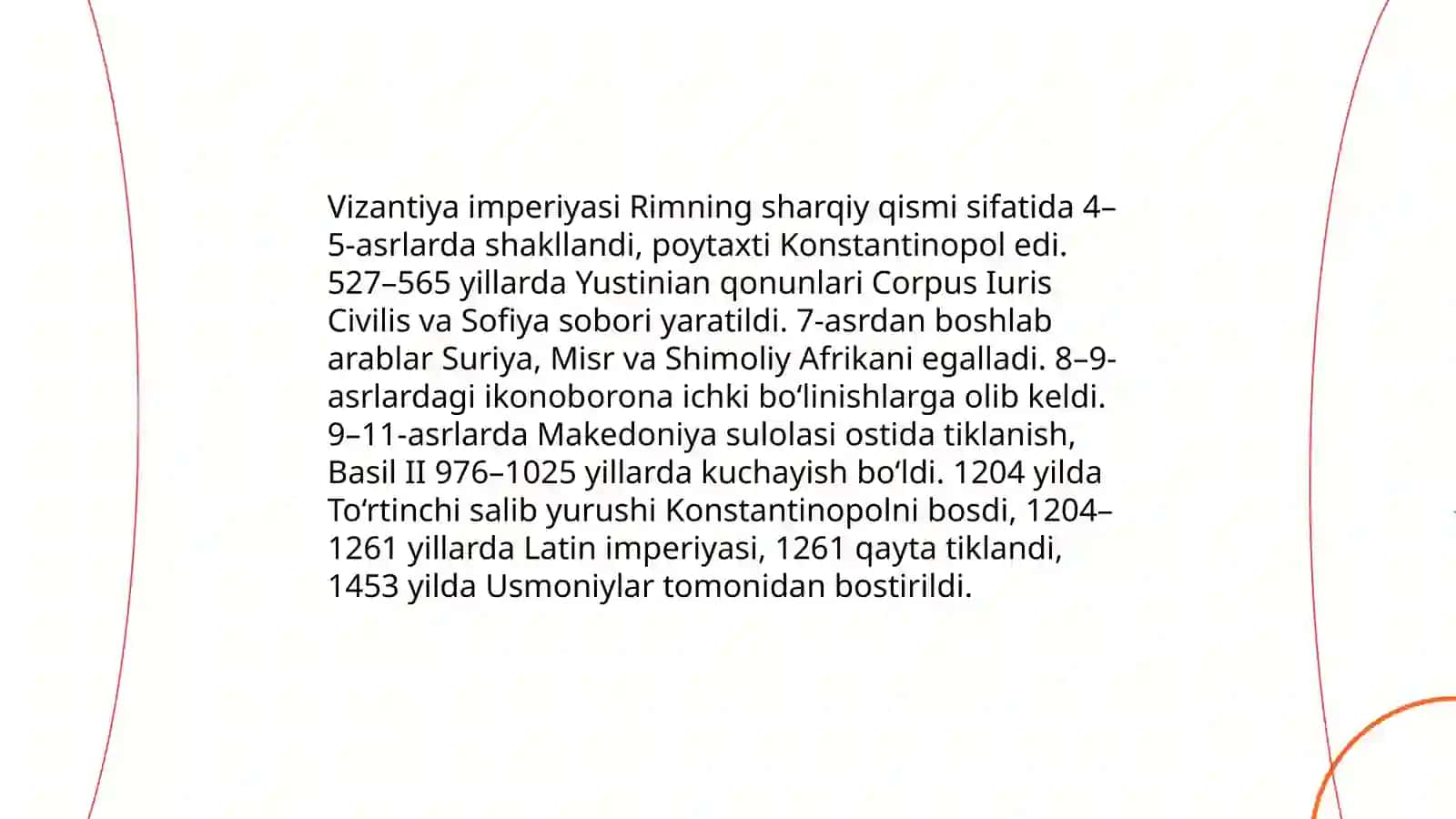 Ilk o`rta asrlarda jahon davlatlarining tarqqiyoti va tannazuli 4