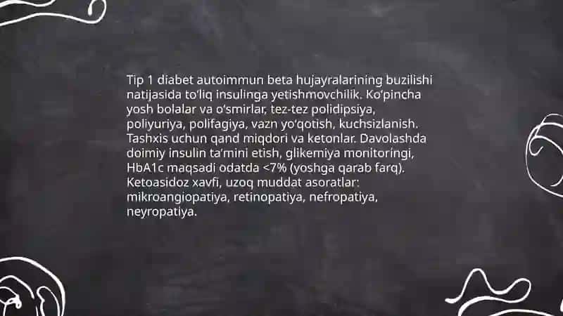 Uglevodlar almashinuvi boshqarilishining buzilishlari 4