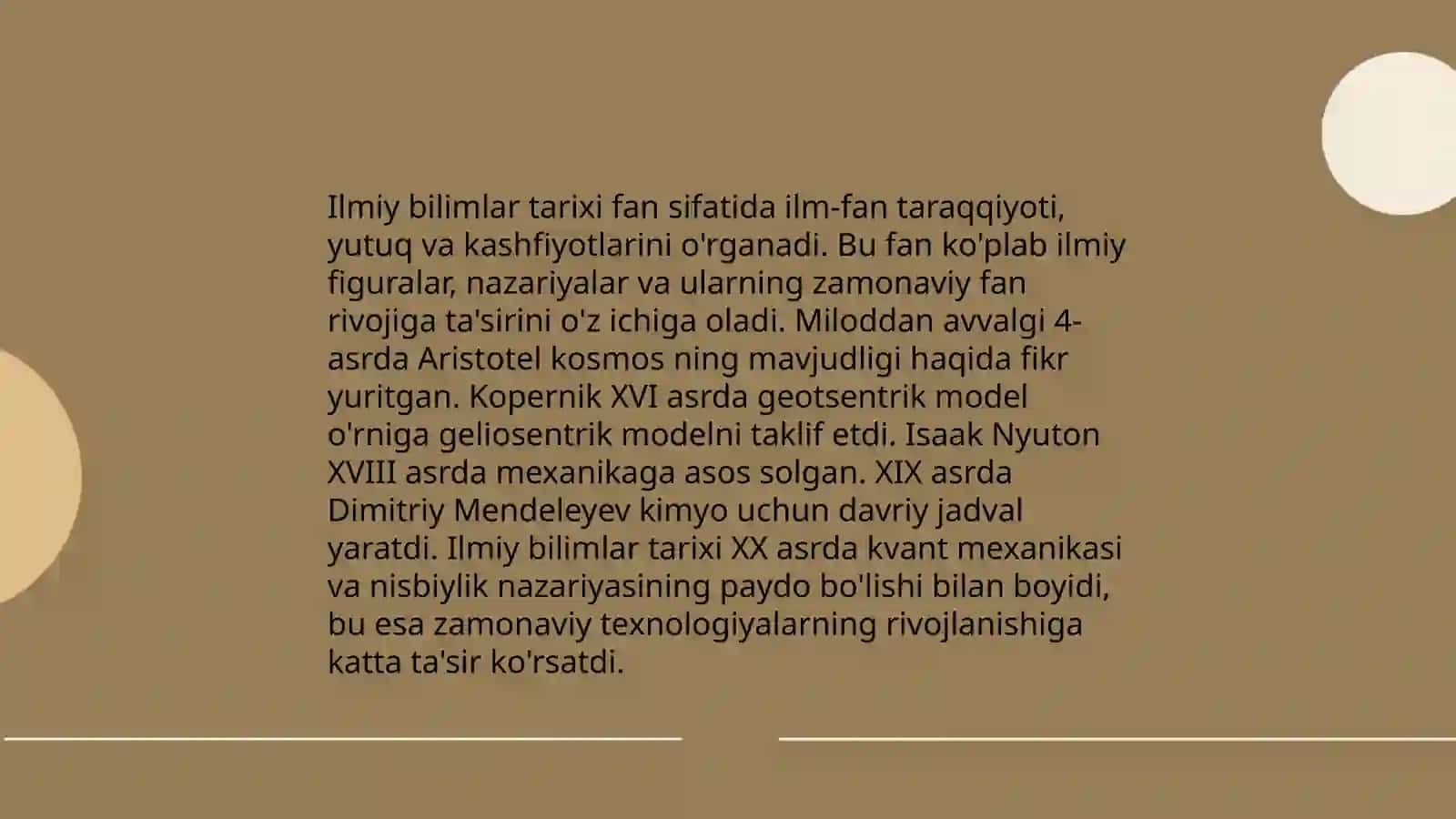 Klassik ilm tushunchasi va ideallari 4