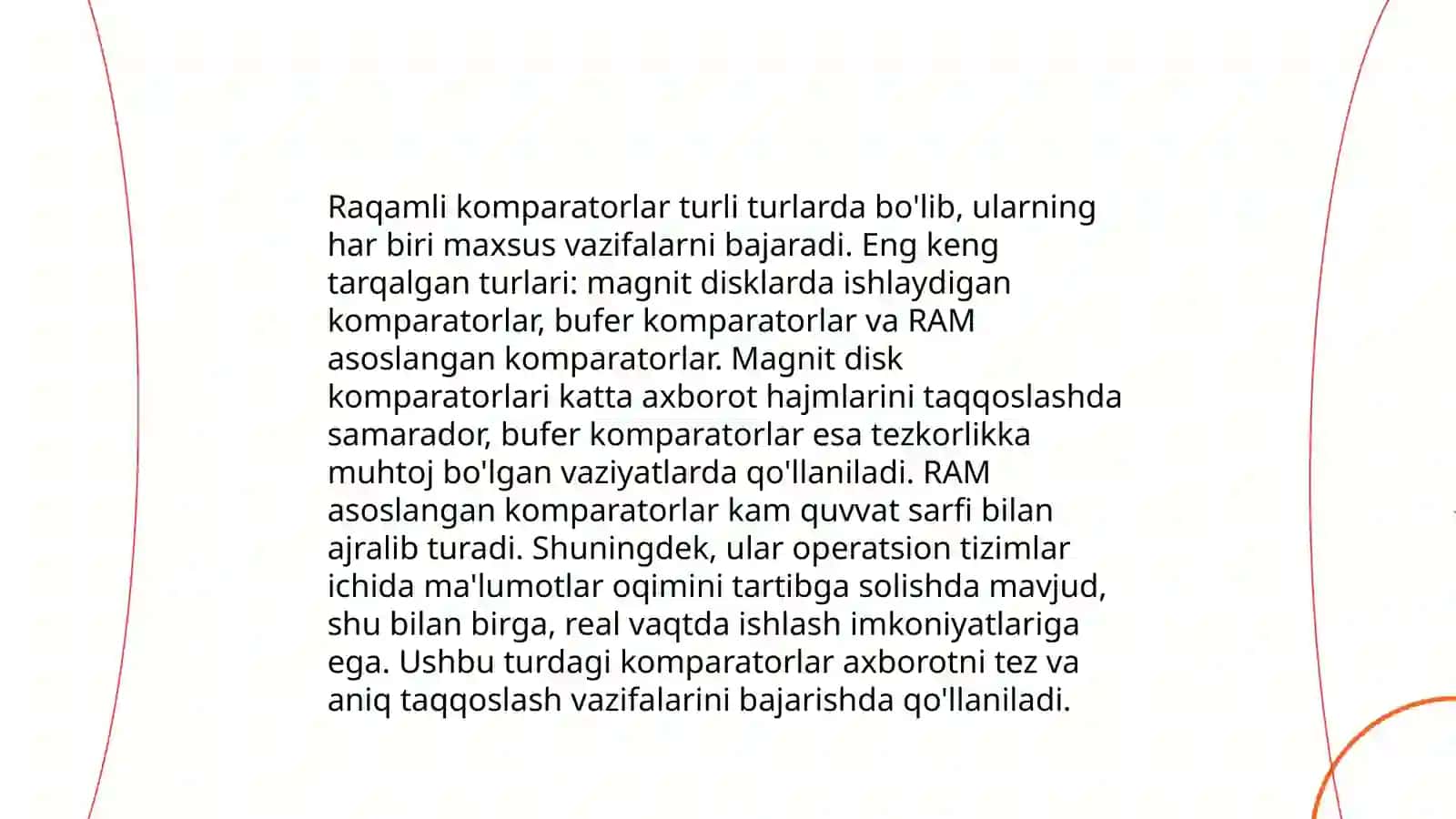 Raqamli komporatorlar 4