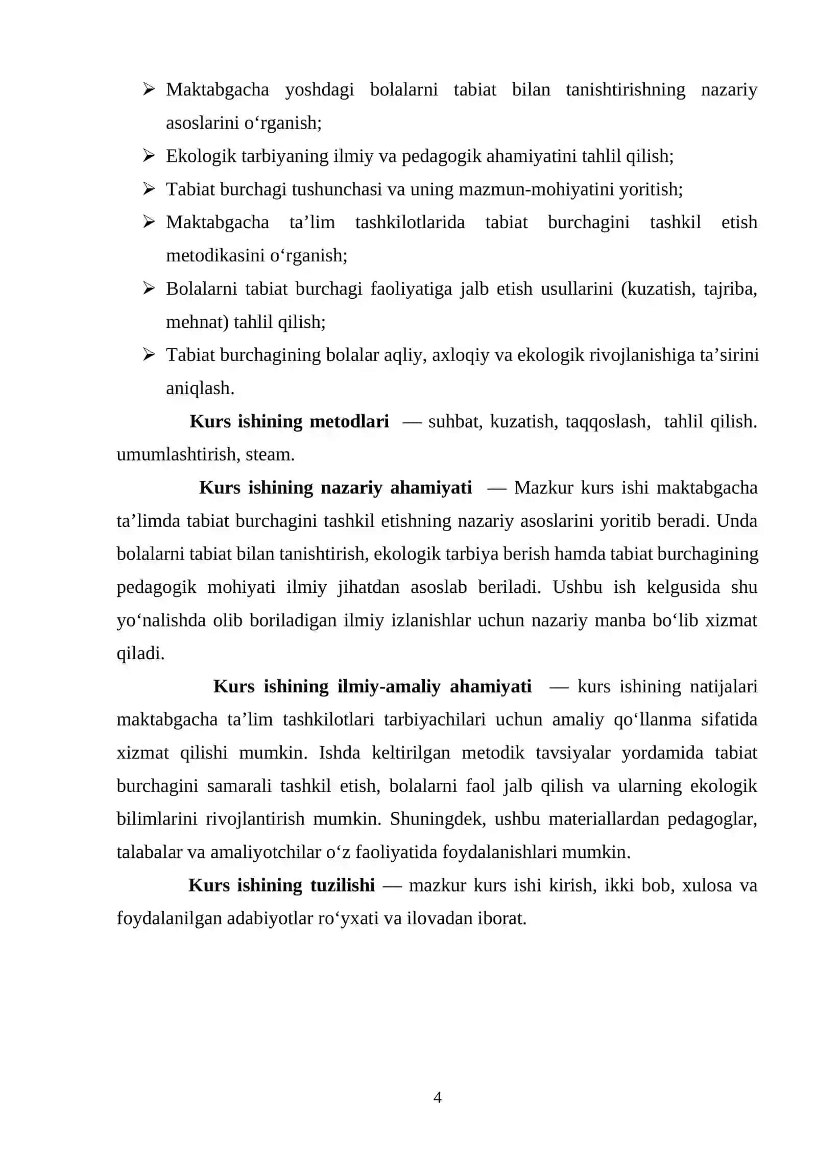 Maktabgacha ta’limda tabiat burchagini tashkil etish 4