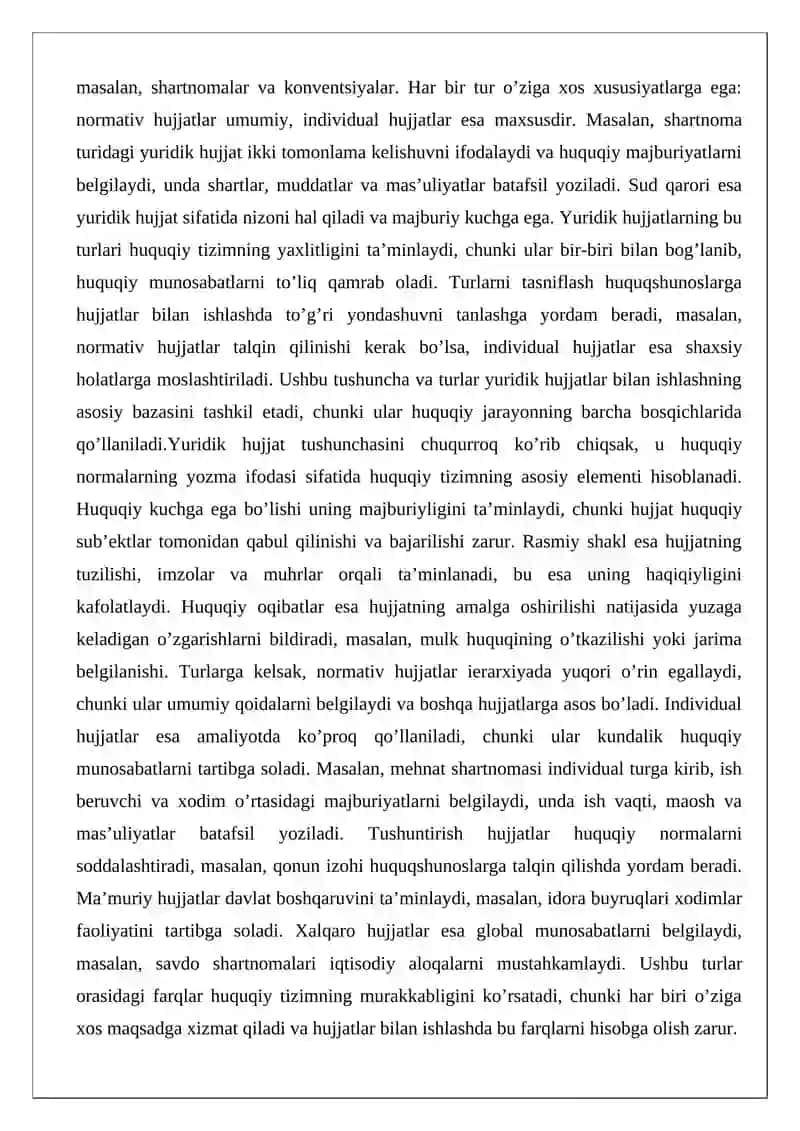 Yuridik hujjatlar bilan ishlashda sun’iy intellektdan foydalanish istiqbollari 4