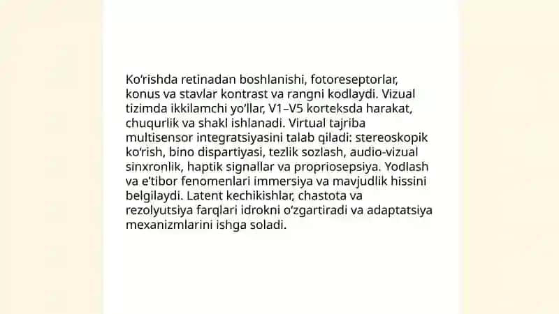 Olamni virtual va vizual estetik idrok etishning farqlari 4