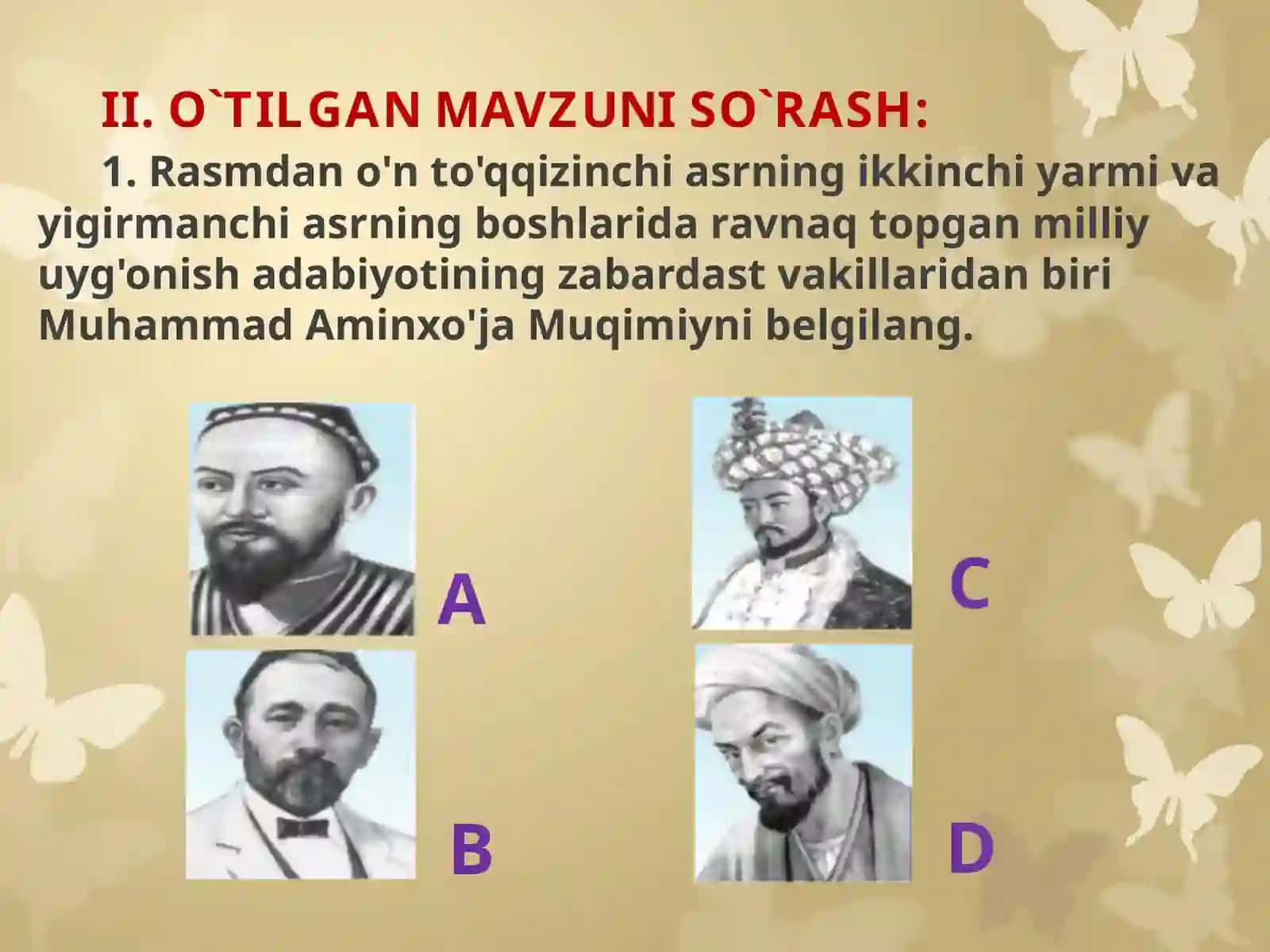 MUQIMIYNING “SAYOHATNOMA” ASARINI O`RGANISH 4
