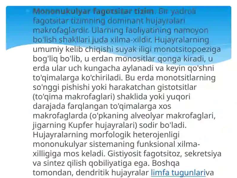 Mononuklear fagotsitlar tizimi 4