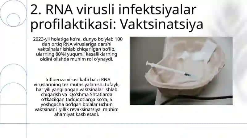 RNK saqlovchi viruslar qo'zg'atuvchisi labarator diagnostikasi va profilaktikasi 4