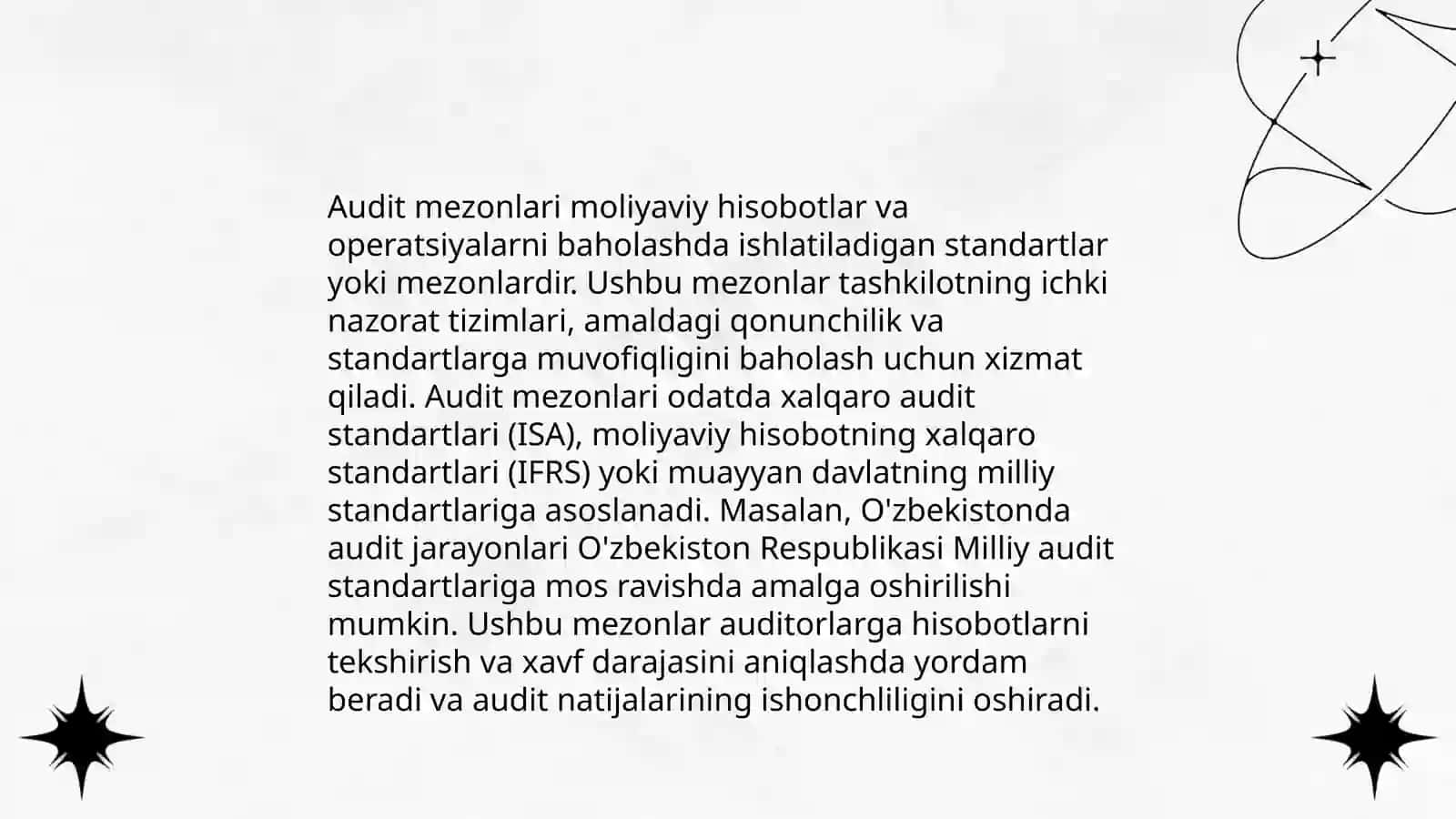 Auditni rejalashtirish 4
